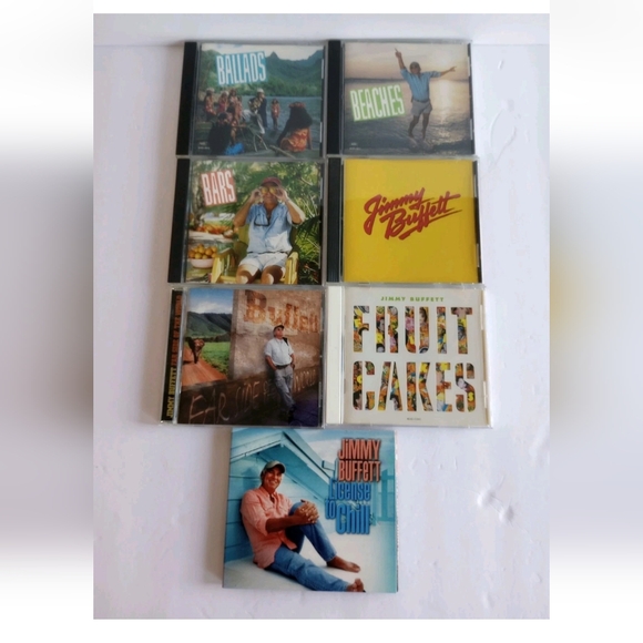 Jimmy Buffett CD Lot of 7:Beaches, Bars, Ballads, Fruitcakes, License,Far Side + - Picture 1 of 13